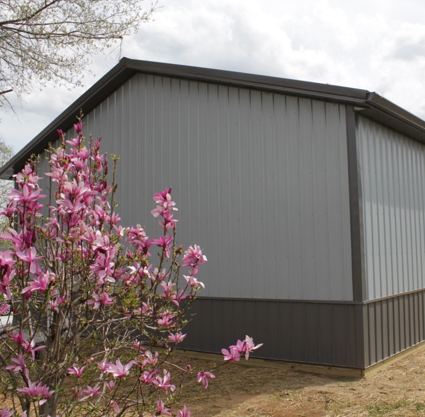 Ribbed Metal Roof Supplier | Mansea Metal - pink_flowers